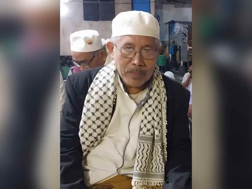 Tokoh tarekat Probolinggo, KH. Imam Qusairi Zain. Foto: Andi Sirajudin/Bangsaonline.