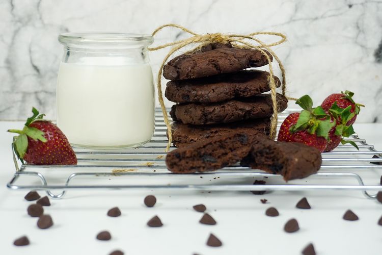 Resep Fudgy Brownie Cookies Cokelat Lumer