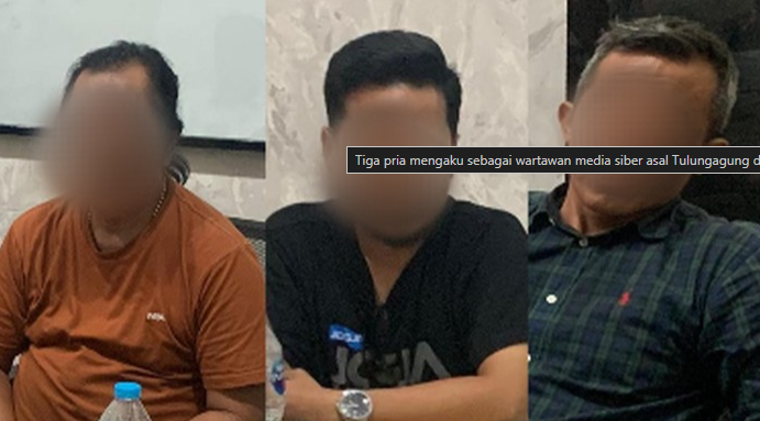 Ngaku Wartawan, 3 Pria Diamankan Polisi Usai Diduga Peras Kades di Trenggalek