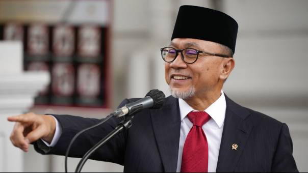 Menteri Perrdaganan RI Zulkifli Hasan yang juga ketua umum PAN. Foto: AP/Kompas