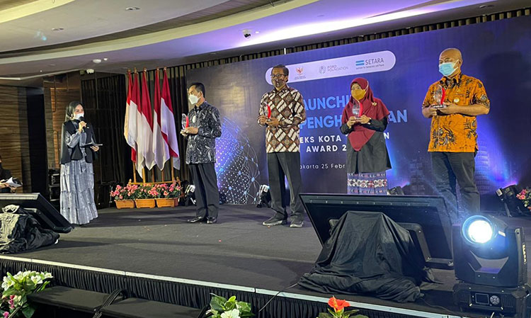 Kota Kediri Raih Penghargaan Indeks Kota Toleran Award 2020