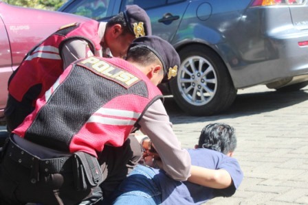 Polres Pacitan Gelar Simulasi Penanggulangan Aksi Curanmor