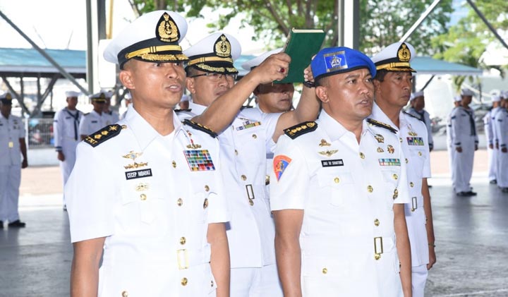 Panglima Pimpin Sertijab Pejabat Strategis Koarmada II