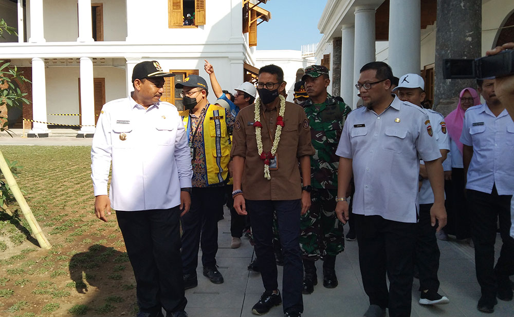Jelang Rampungnya Revitalisasi, Benteng Pendem Ngawi Disambangi Menparekraf