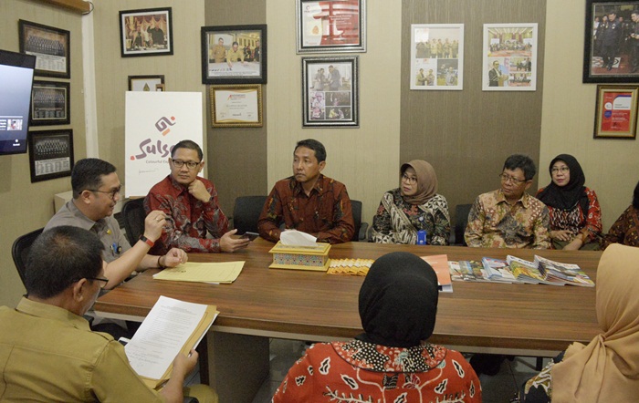 Kunjungan Kerja Biro Humas Protokol dan Kerjasama Prov Jatim Ke Biro Humas dan Protokol Provinsi Sulawesi Selatan.