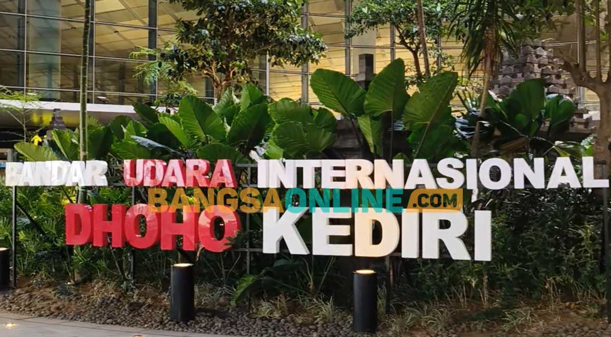 Bandara Internasional Dhoho Kediri. Foto: MUJI HARJITA/BANGSAONLINE