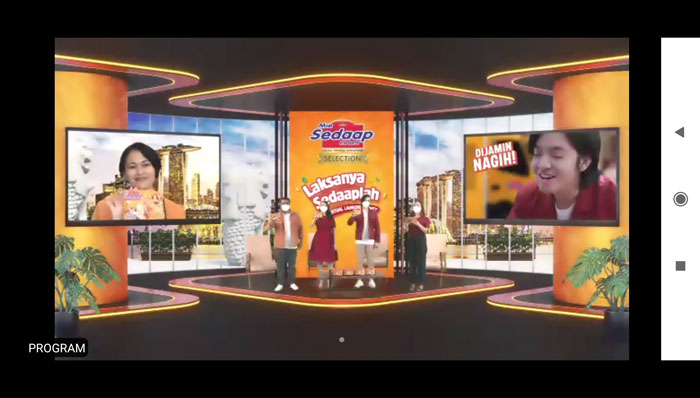 Press conference virtual pengenalan Mie Sedaap Selection Singapore Spicy Laksa.