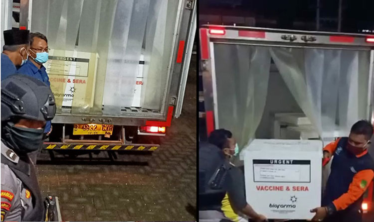 2.480 Vaksin Covid-19 Tiba di Kabupaten Sumenep