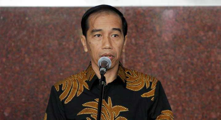 Jokowi saat meresmikan gedung baru KPK Desember silam. foto: tribunnews