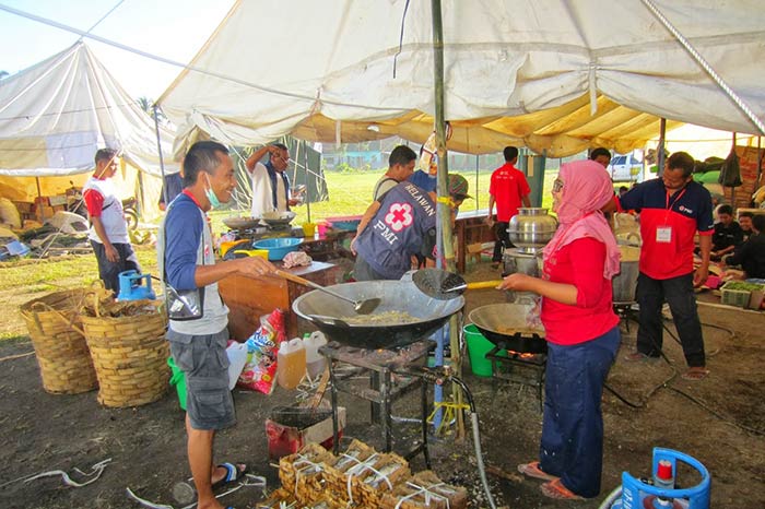 Ilustrasi dapur umum.