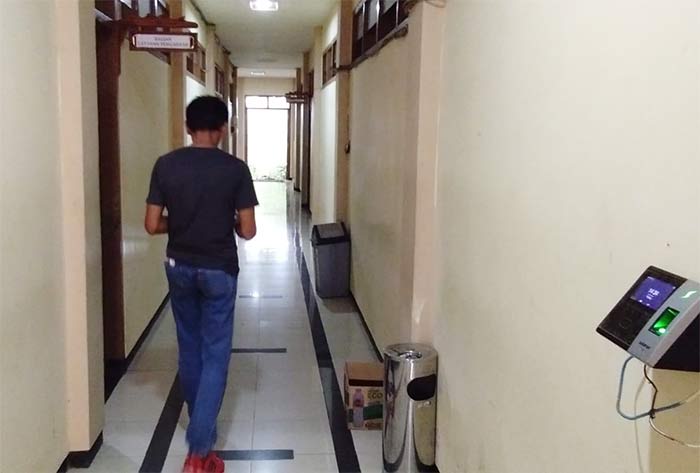 Kantor BLP Kota Pasuruan tampak lengang. foto: SUPARDI/ BANGSAONLINE
