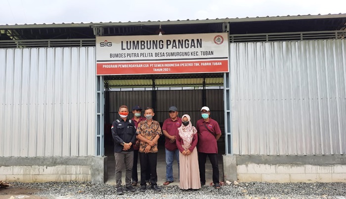 Lumbung Pangan di Desa Sumurgung, Kecamatan Tuban, Kabupaten Tuban.