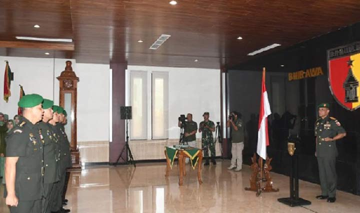 Sertijab di Kodam V/Brawijaya.