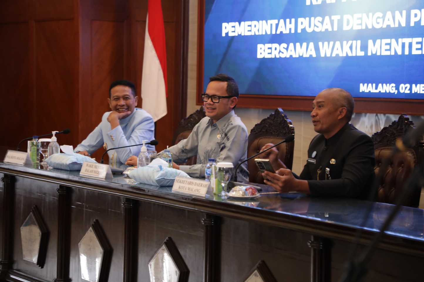 Wamendagri, Bima Arya saat melakukan kunker ke Kota Malang
