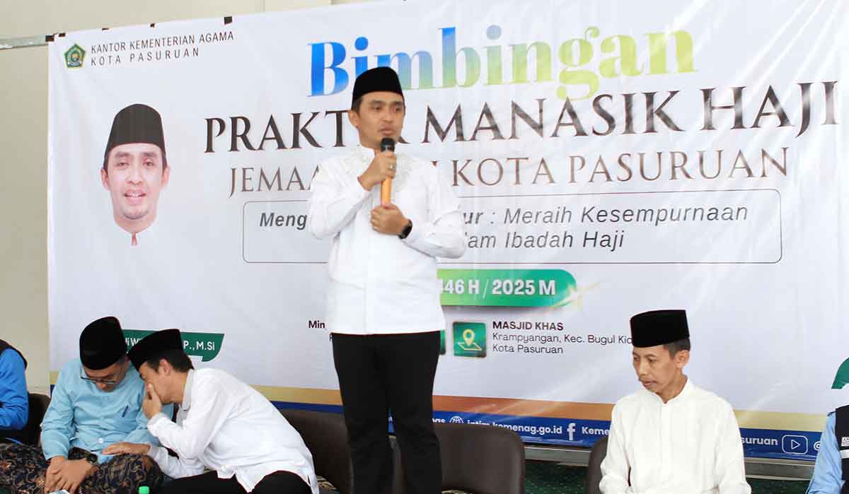 Harapan Wali Kota Pasuruan saat Buka Bimbingan Praktik Manasik Haji