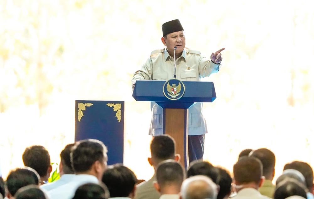 Jendral Purn. Prabowo Subianto, Presiden Republik Indonesia.