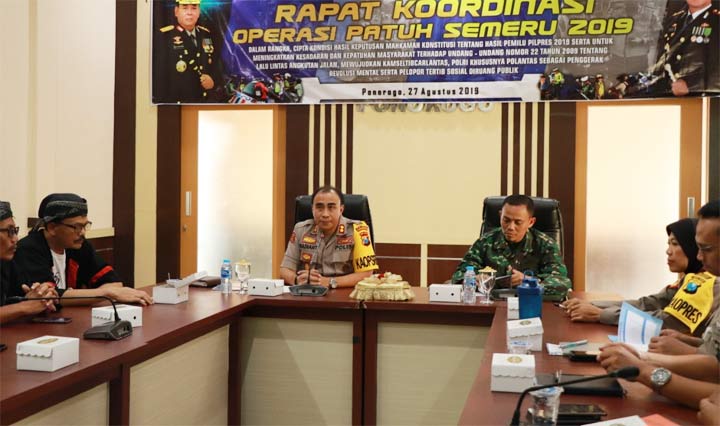 Mulai Hari ini Polres Ponorogo Gelar Ops Patuh Semeru 2019, Ini 8 Sasaran Pelanggaran Prioritas