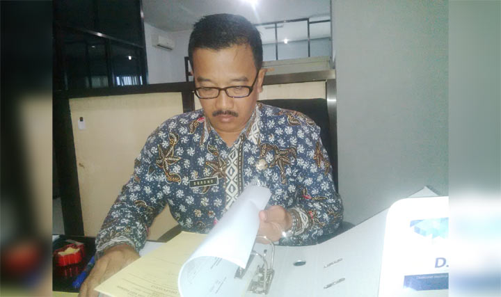 Kabid Anggaran dan Perbendaharaan BPKAD Pacitan. foto: YUNIARDI SUTONDO/ BANGSAONLINE