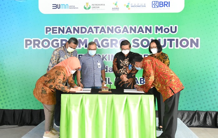 Petrokimia Gresik Gandeng BRI Surabaya Sukseskan Program Agro Solution