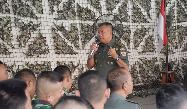 Kepala Dinas Pembinaan Mental TNI-AD (Kadisbintalad), Brigjen TNI Asep Syaripudin.
