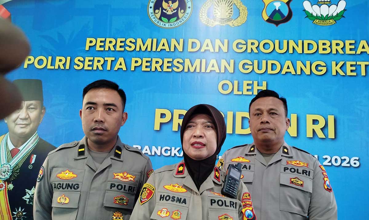 Wakapolres Bangkalan, Kompol Hosna Nurhidayah, saat memberi keterangan ke awak media.