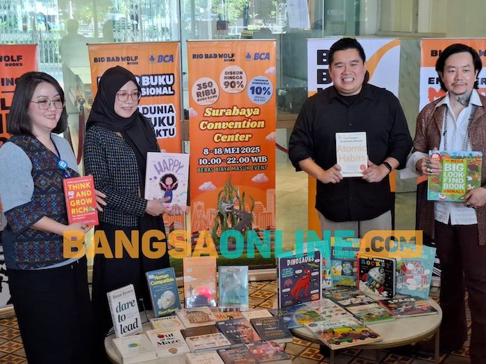 Asyik! BBW Surabaya 2025 Siap Kembali dengan 350 Buku Baru dan Diskon hingga 90 Persen