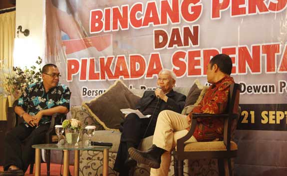 PWI Gelar Bincang Pers Pilkada Serentak, Media Harus Jadi Pemecah Masalah