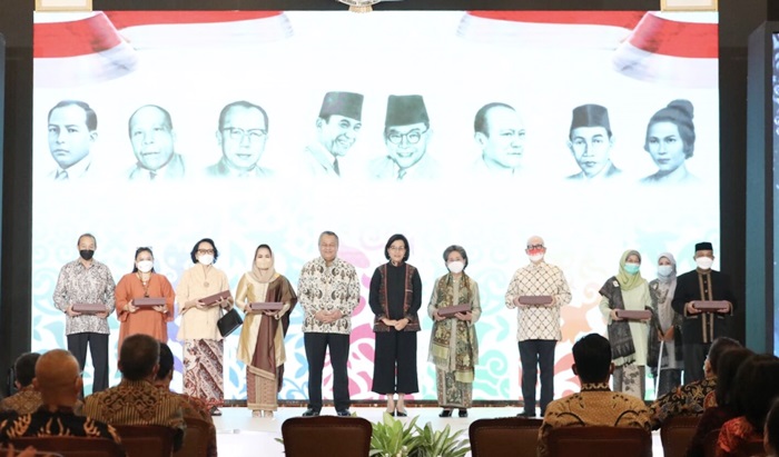 Dokumentasi peluncuran Uang TE 2022 di Jakarta.