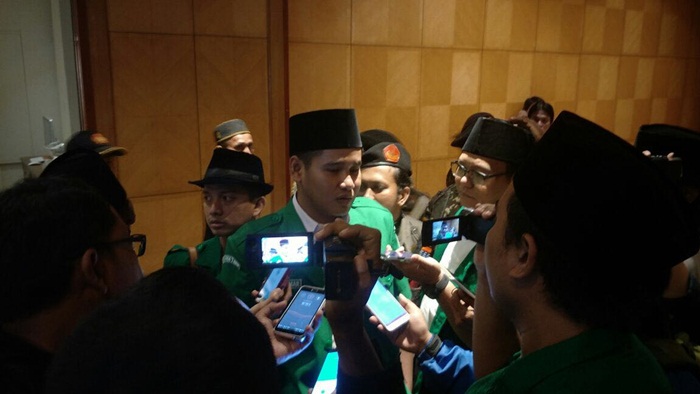 Abid Umar Faruq, Sekretaris PW GP Ansor Jawa Timur. Foto: DIDI R/BANGSAONLINE 
