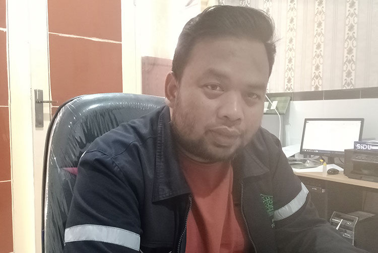 Eko Purwanto Ketua Panitia acara Milad ke-21 Jamaah Dloul Mustofa Cahaya Rosul (DMCR).