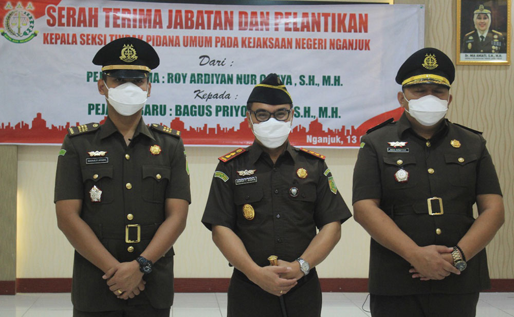 Kasi Tipidum Kejaksaan Negeri Nganjuk Resmi Dilantik