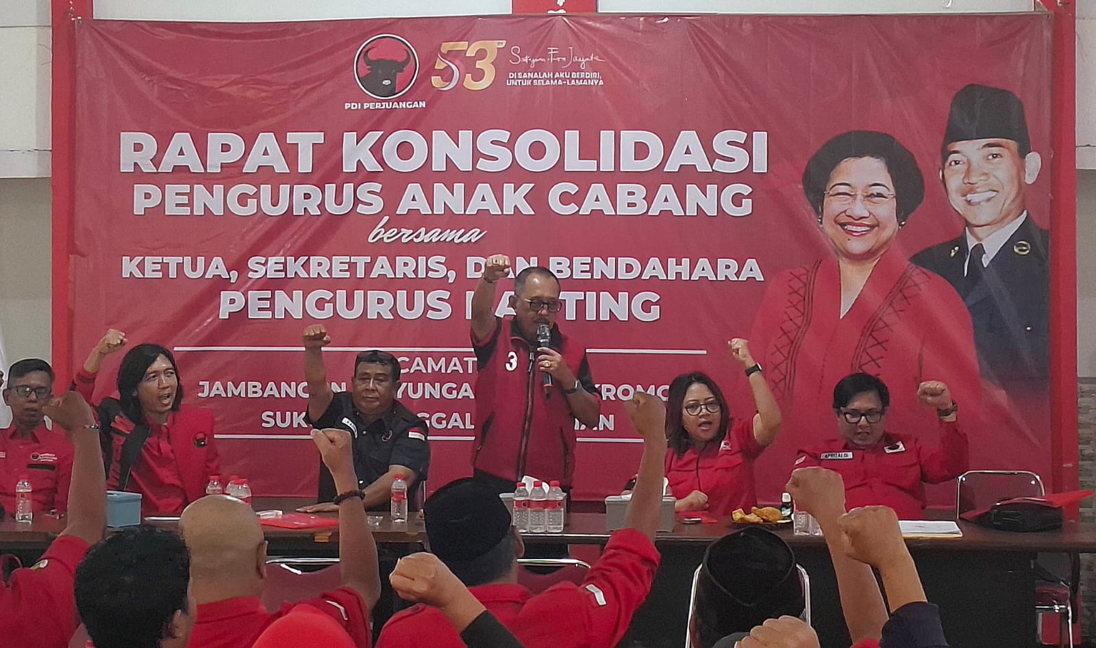 Konsolidasi PAC dan Ranting yang digelar DPC PDIP Surabaya.