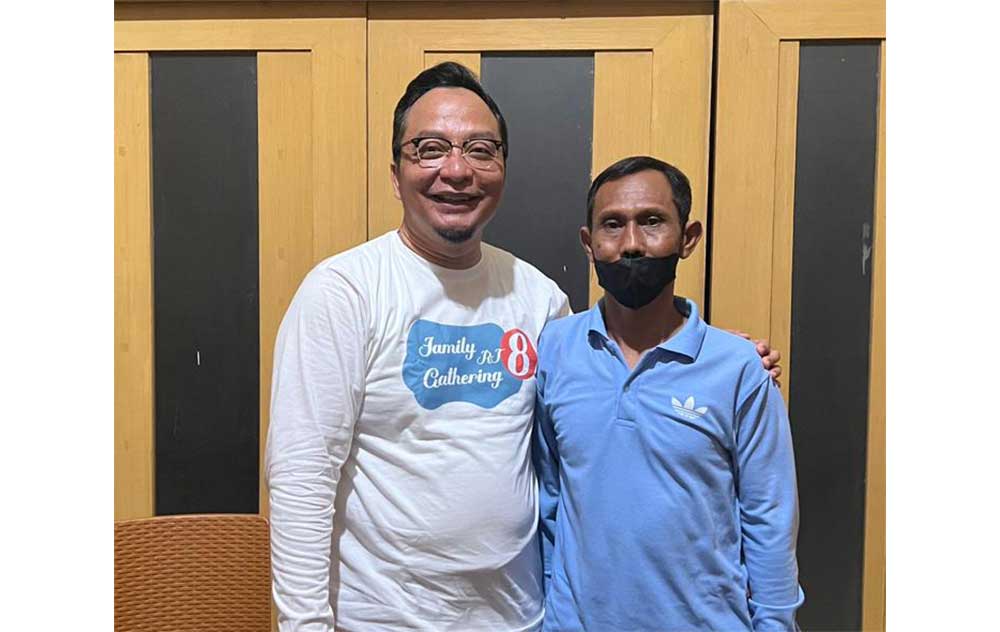 Cawabup Asluchul Alif (kiri) bersama Imam. Foto: Ist.