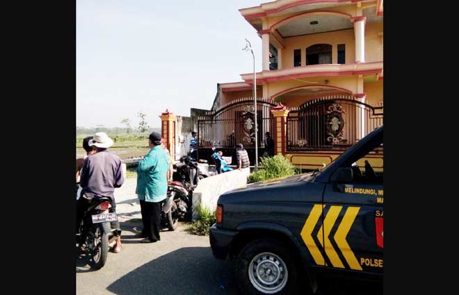 Rumah korban perampokan di Desa Siraman.