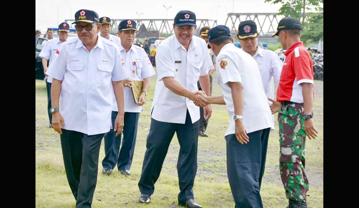 Wabup Pungkasiadi saat menghadiri acara PMI beberapa waktu lalu.