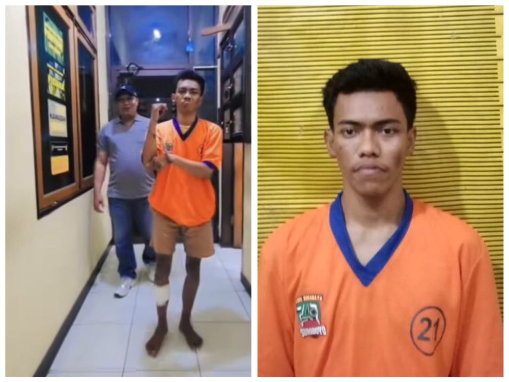 Pelaku curanmor yang sudah diamankan Polsek Simokerto