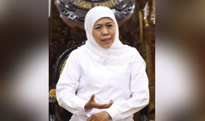 Gubernur Jawa Timur Khofifah Indar Parawansa. foto: istimewa/ BANGSAONLINE.com