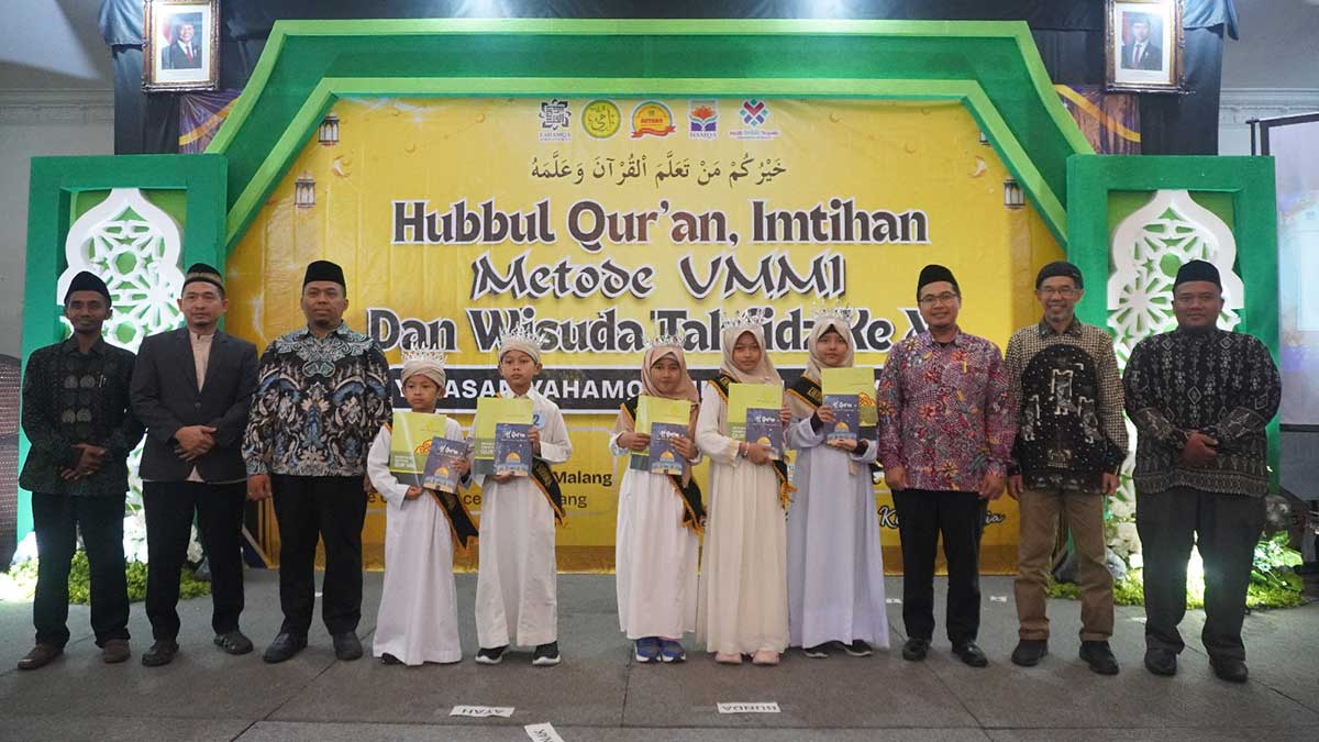 Wisuda Imtihan UMMI dan Tahfidz ke-XI yang digelar Yayasan YAHAMQA Sinergi Edukasi.

