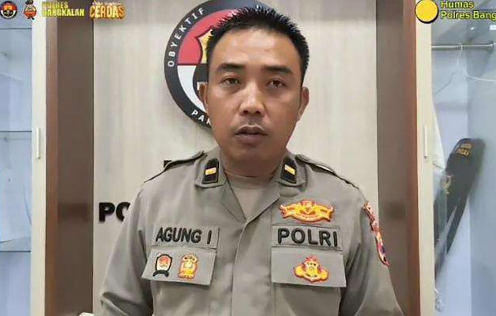 Ipda Agung Intama, Kasi Humas Polres Bangkalan.