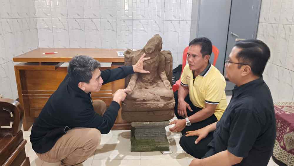 Kisah Penemuan Arca di Kediri, Warga Sempat Demam hingga Warung Laris, Ini Kata Disbudpar
