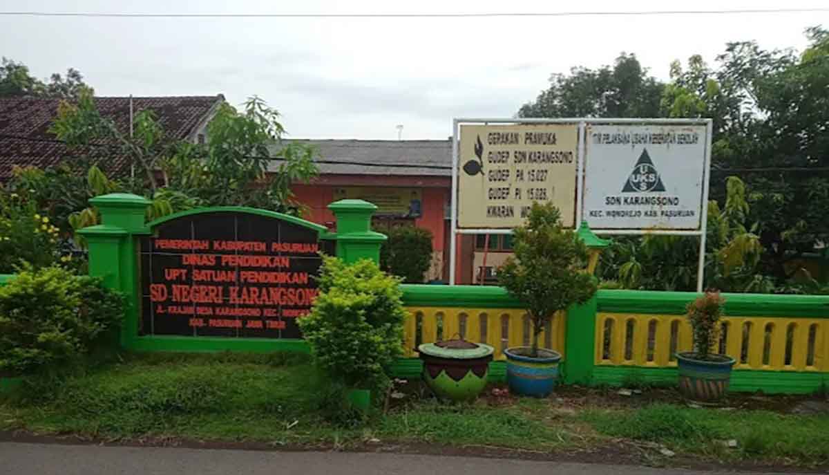 SDN Karangsono, Kabupaten Pasuruan.