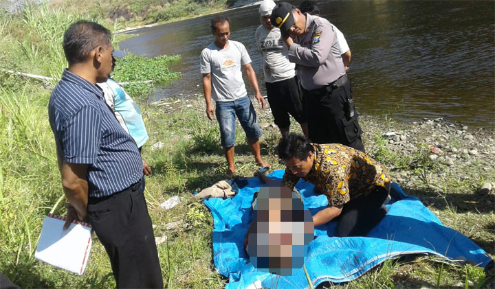 Jasad Seorang Kakek Ditemukan Mengapung di Sungai Bengawan Solo