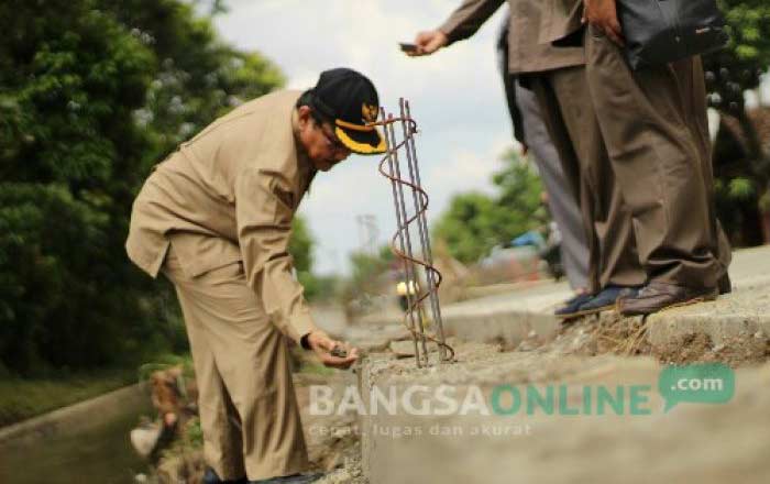 Proyek Bernilai Miliaran di Jombang Diduga Tak Sesuai Bestek, Dewan Desak Dibongkar