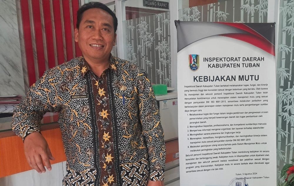 Bambang Suhaji, Irban V Inspekda Tuban.
