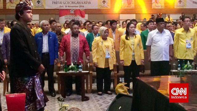 Para tokoh KMP dalam Munas Golkar di Nusa Dua Bali. Foto: CNN