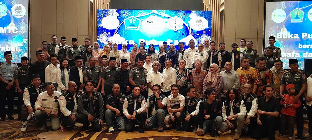 Komunitas MTC saat kegiatan buka bersama anak yatim piatu hingga duafa. (Ist)