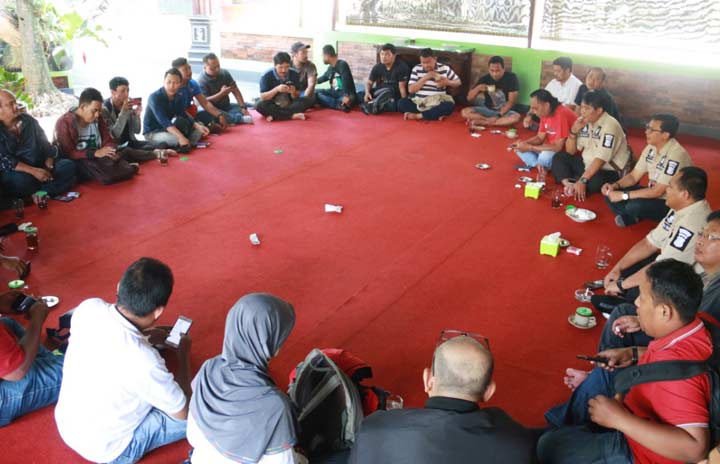 Jelang Pemilu, Kasatreskrim Ajak Awak Media Jaga Kondusivitas Kediri