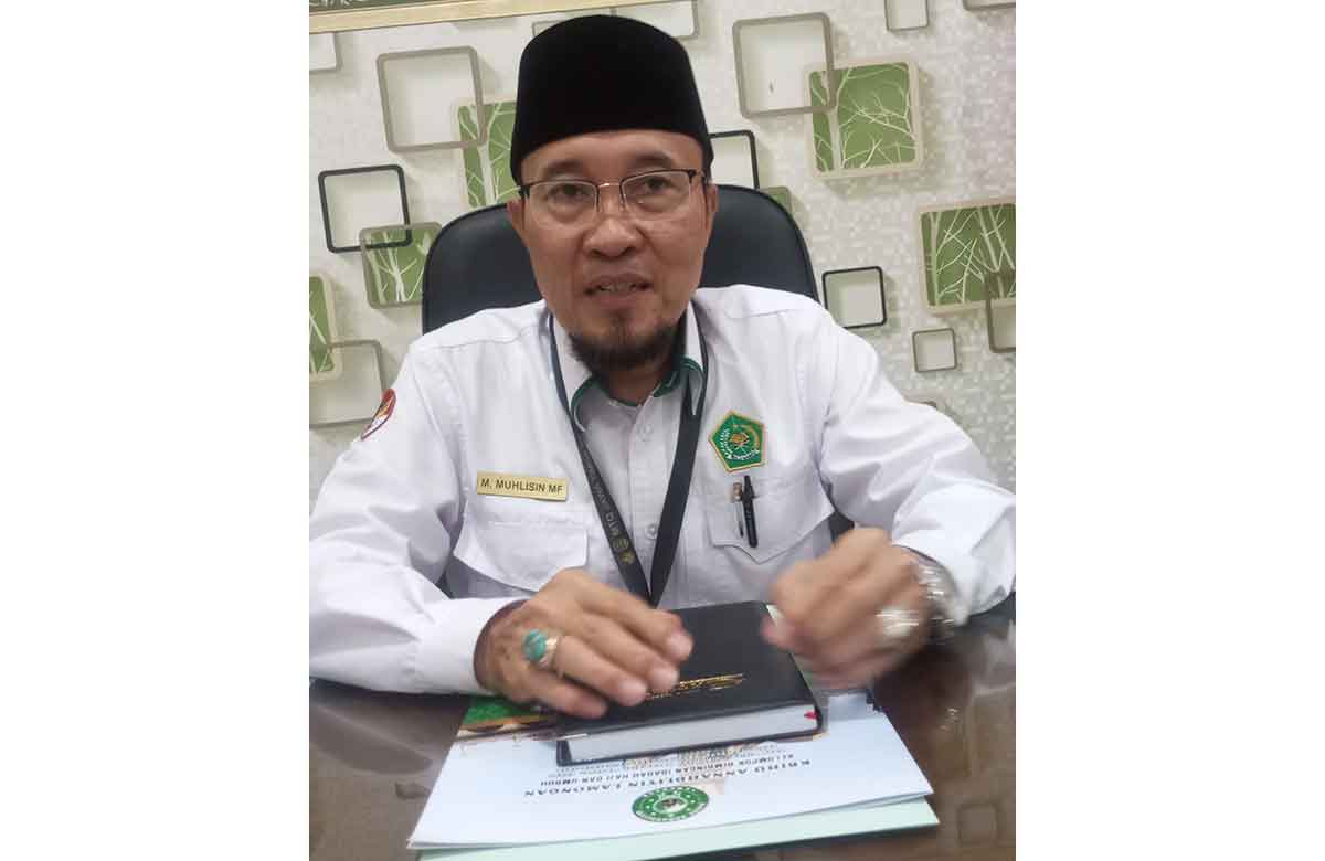 Kepala Kemenag Lamongan, Muhlisin Mufa. 