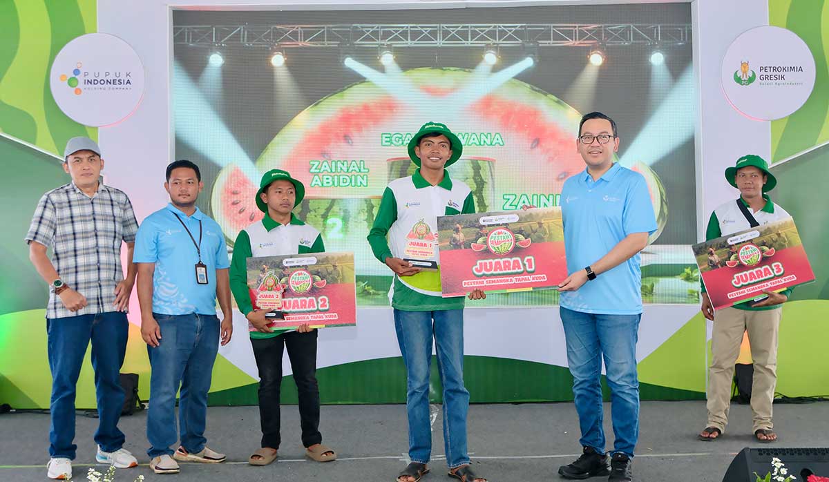 Lewat Lomba Pestani, Petrokimia Gresik Ajak Petani Semangka Tapal Kuda Semangat Hadapi Cuaca Ekstrem