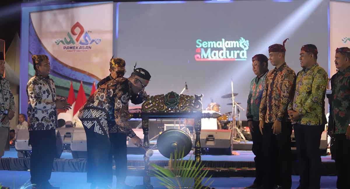 Pembukaan Semalam di Madura dalam rangka memeriahkan Hari Jadi Pamekasan ke-495.